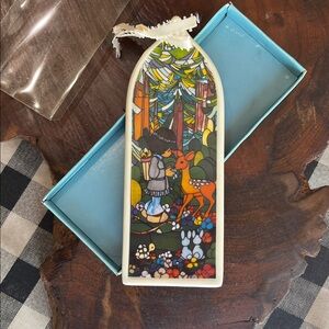 Vtg 1989 Precious Moments PM590 “Woodland Deer & Child” Hanging – Enesco Boxed